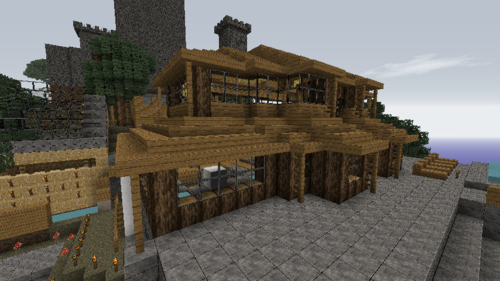 Tuto chalet minecraft