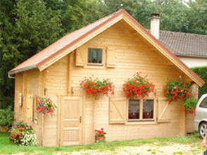 Chalet bois habitable clef en main