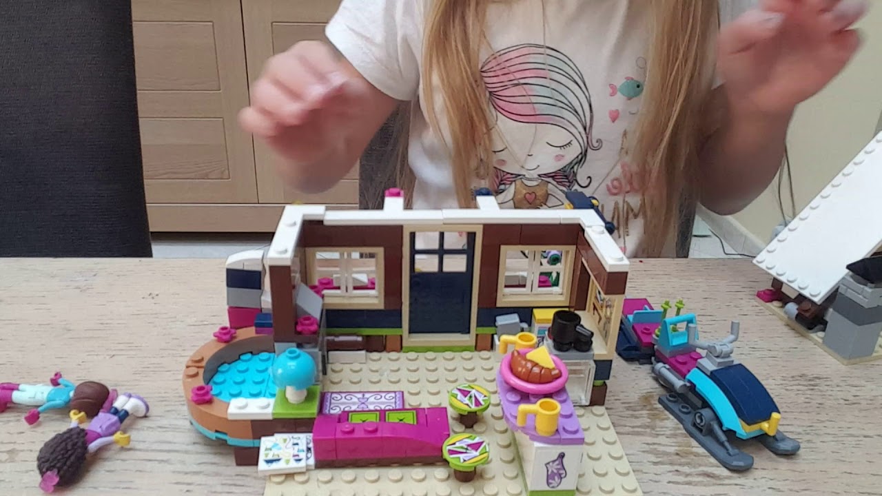 Lego chalet station de ski