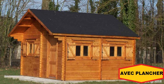 Chalet bois moins de 20 m2
