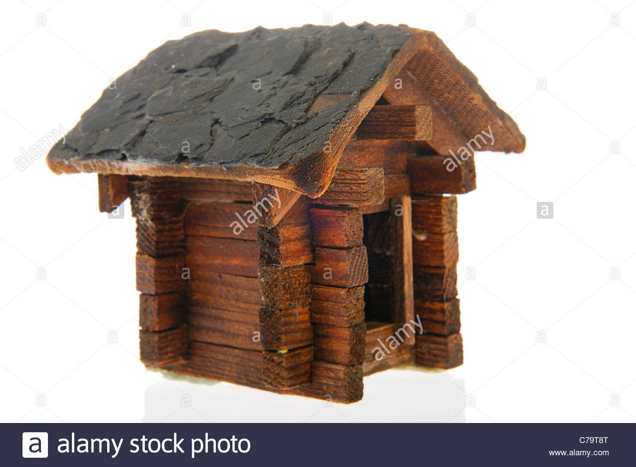 Chalet en bois miniature
