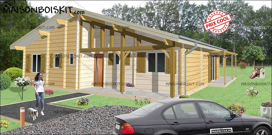 Chalet habitable en kit