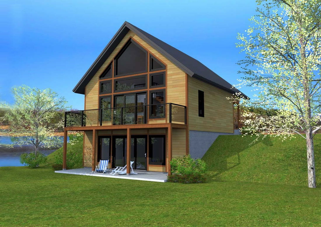 Modèle de chalet à construire