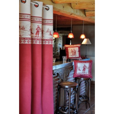 Rideaux esprit chalet