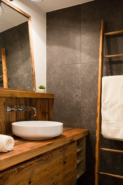 Salle de bain chalet montagne