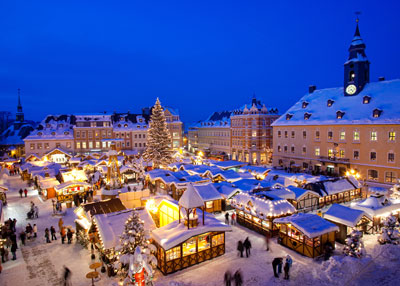 Chalet neige noel