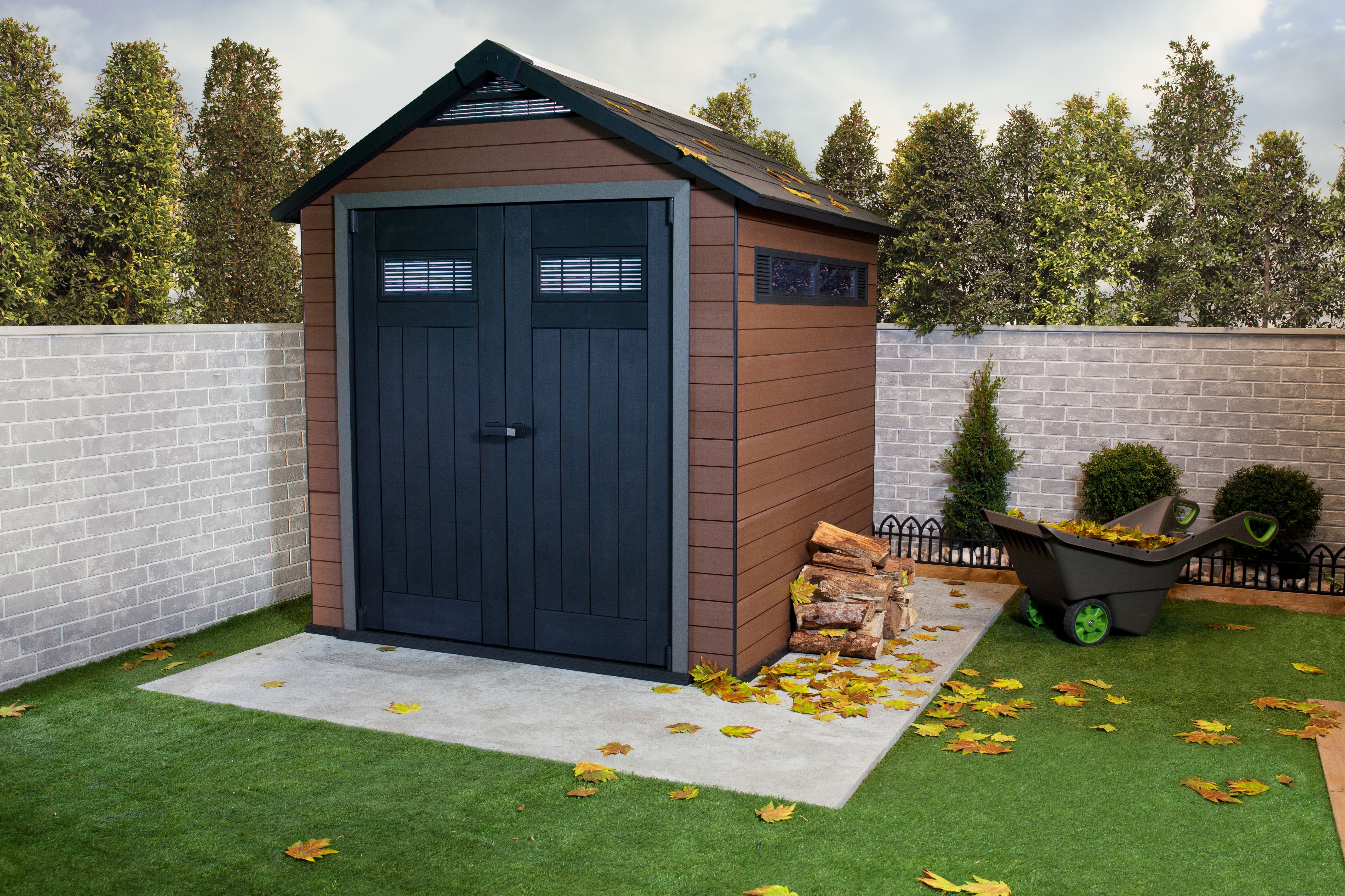 Chalet jardin composite