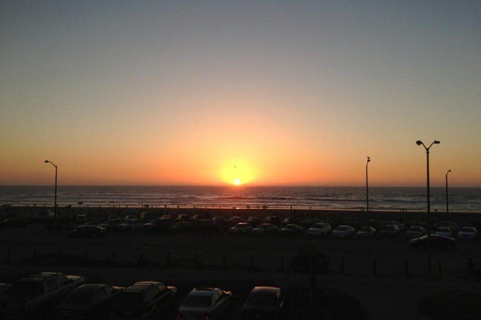 Chalet sunset