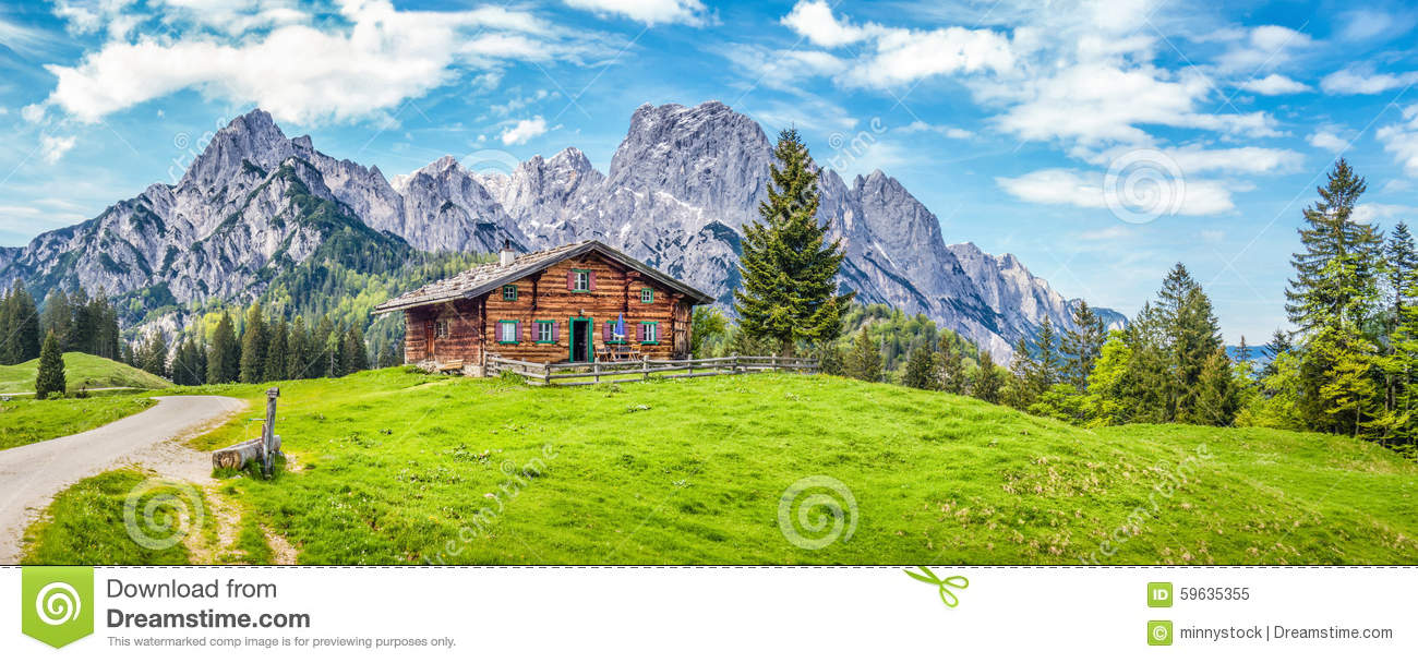 Paysage chalet