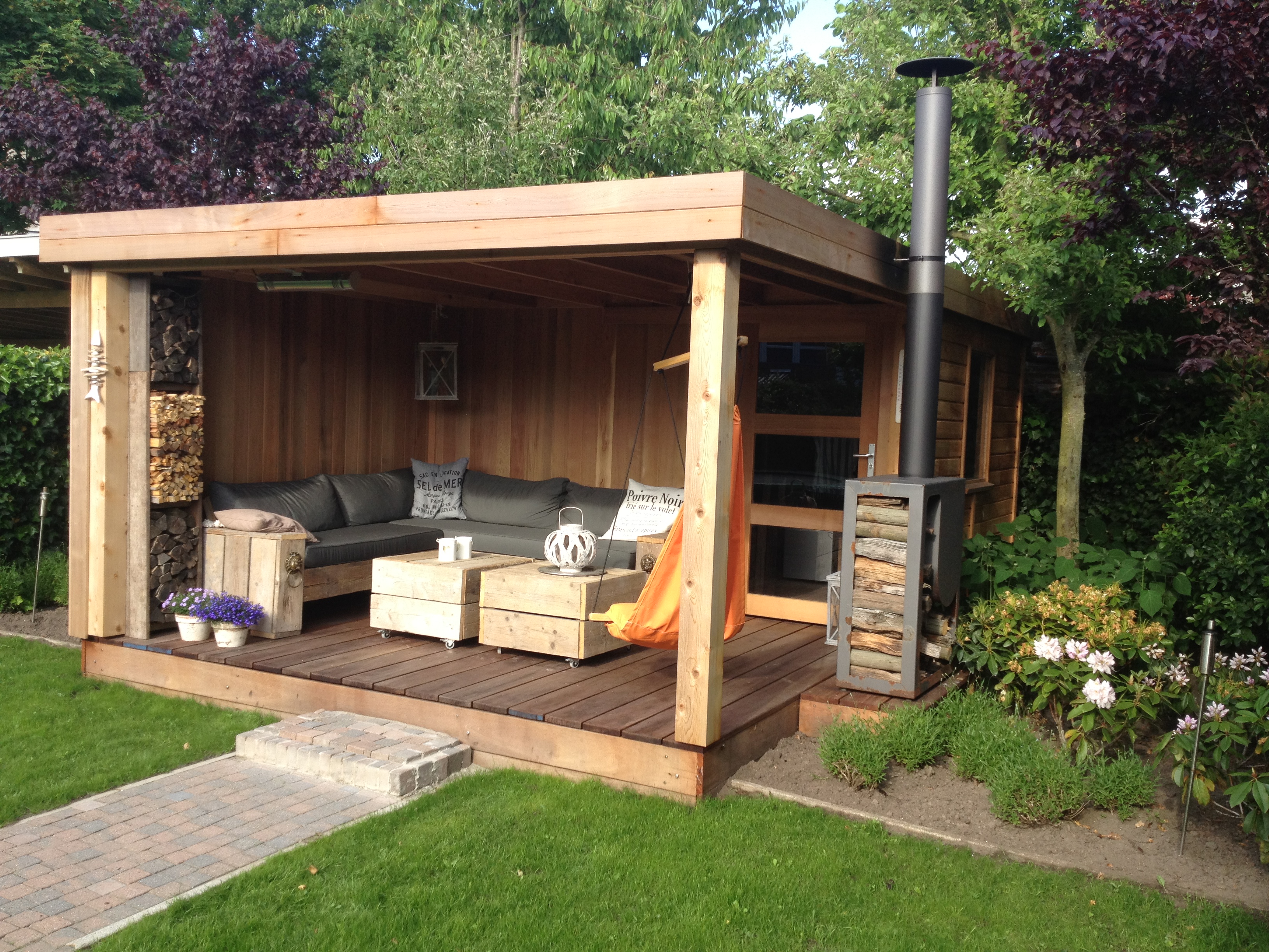 Chalet toit terrasse