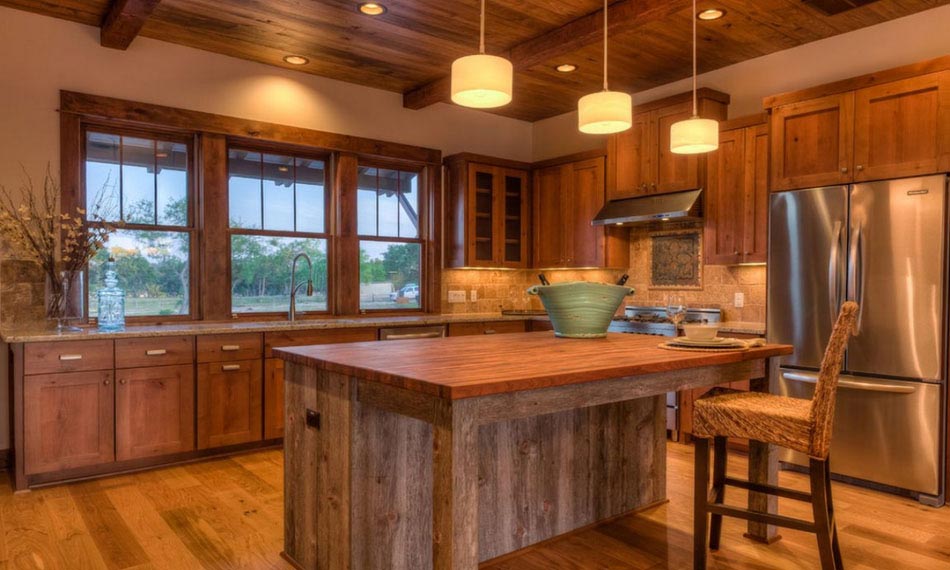 Cuisine chalet rustique