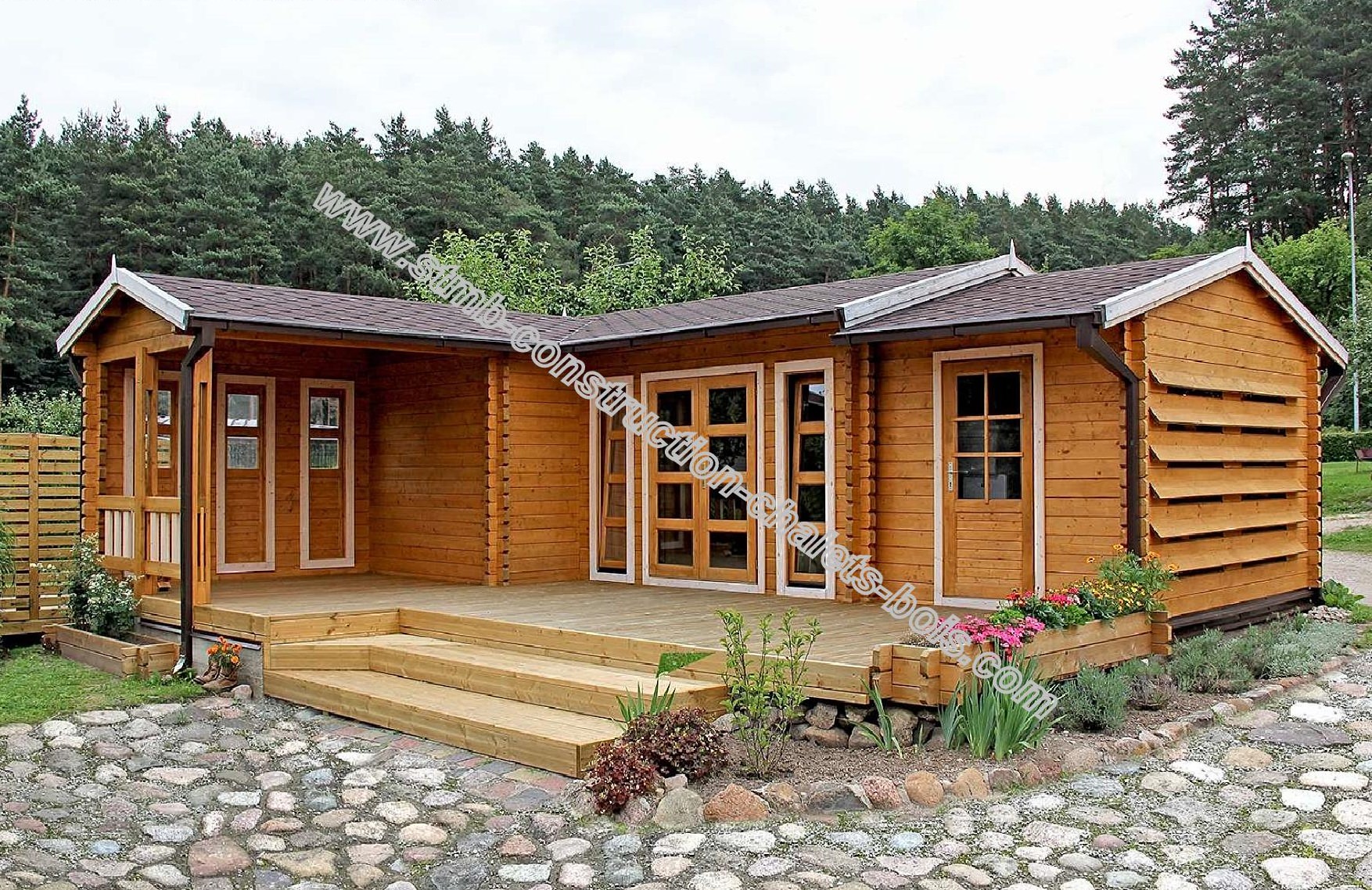 Petit chalet en bois en kit
