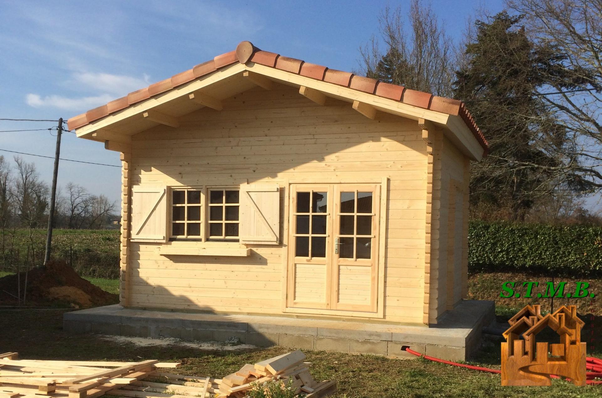 Chalet bois habitable 25m2