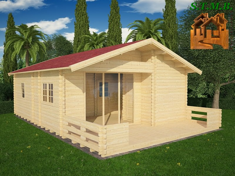 Chalet habitable en bois en kit