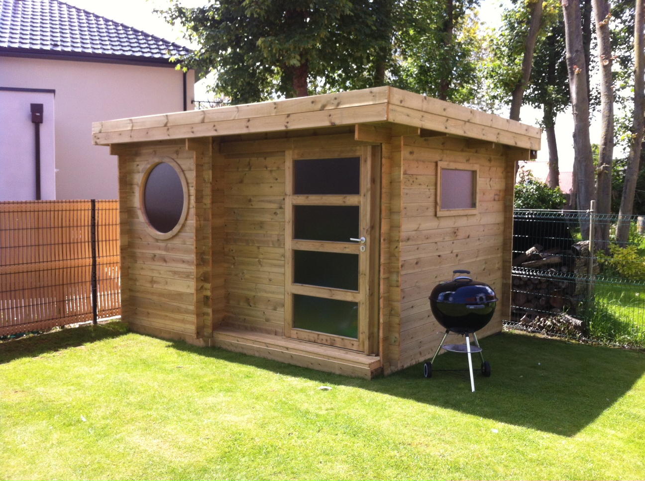 Chalet jardin moderne