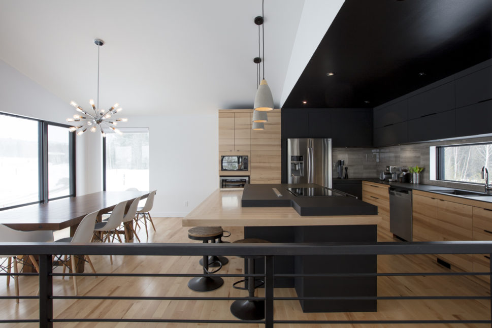 Intérieur chalet moderne