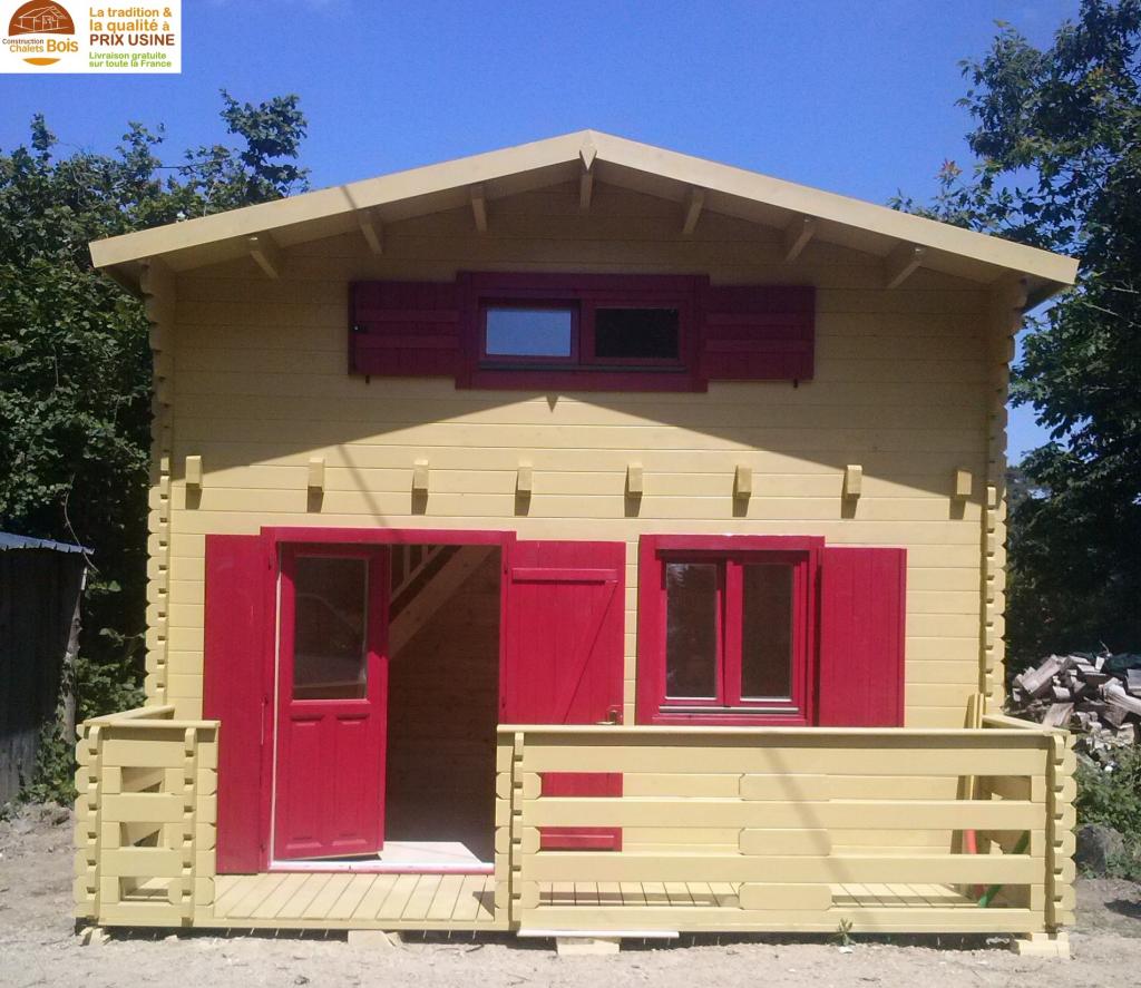 Chalet de jardin mezzanine