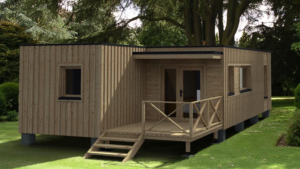 Chalet bois 35m2
