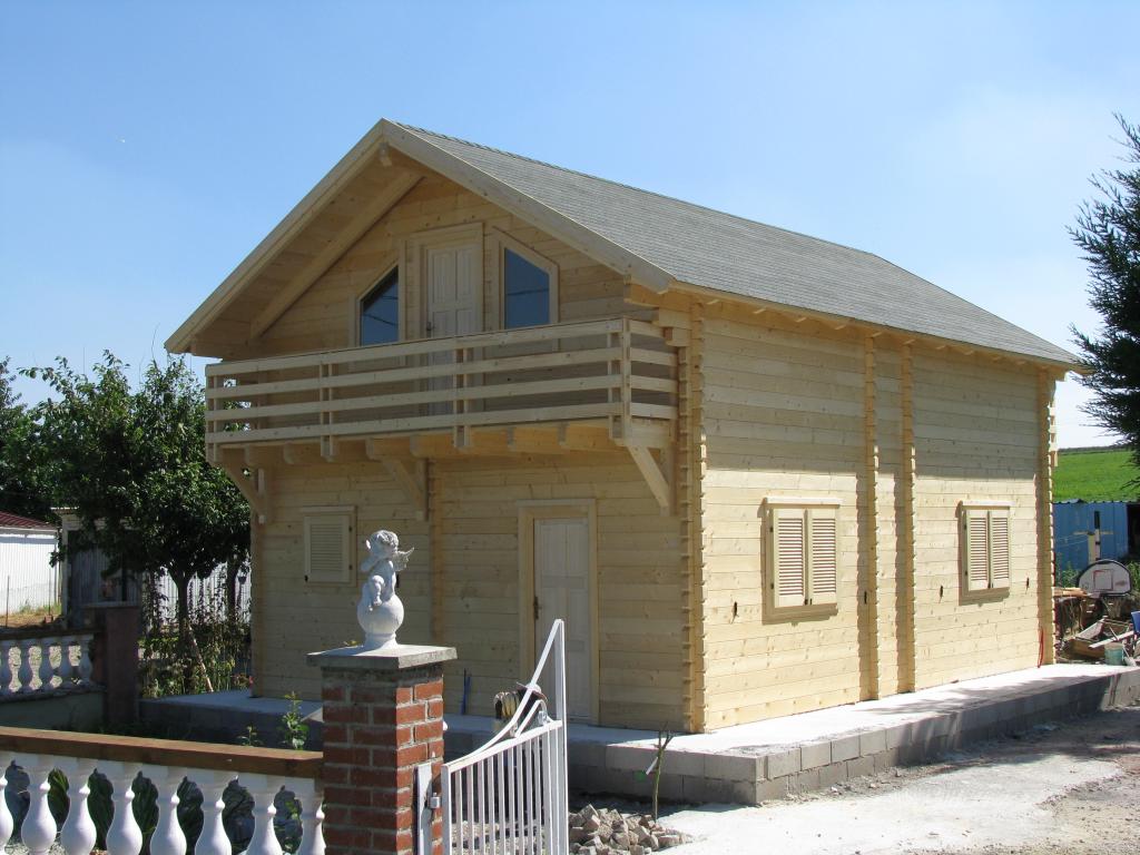 Chalet bois habitable kit
