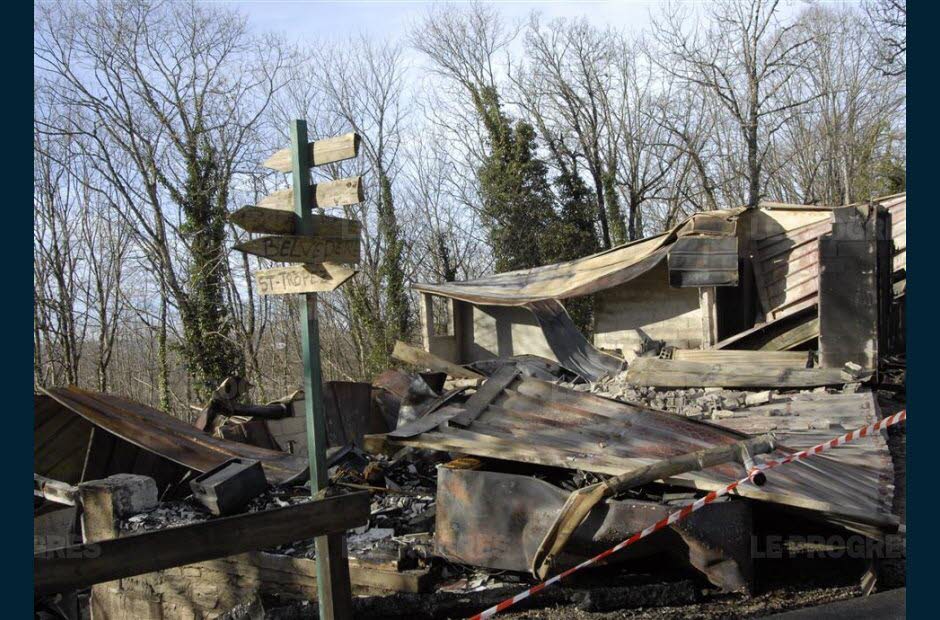 Incendie chalet des cascades