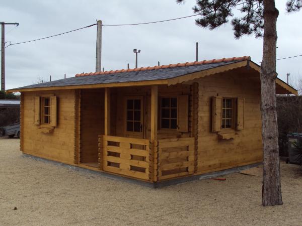 Fabrication de chalet en bois