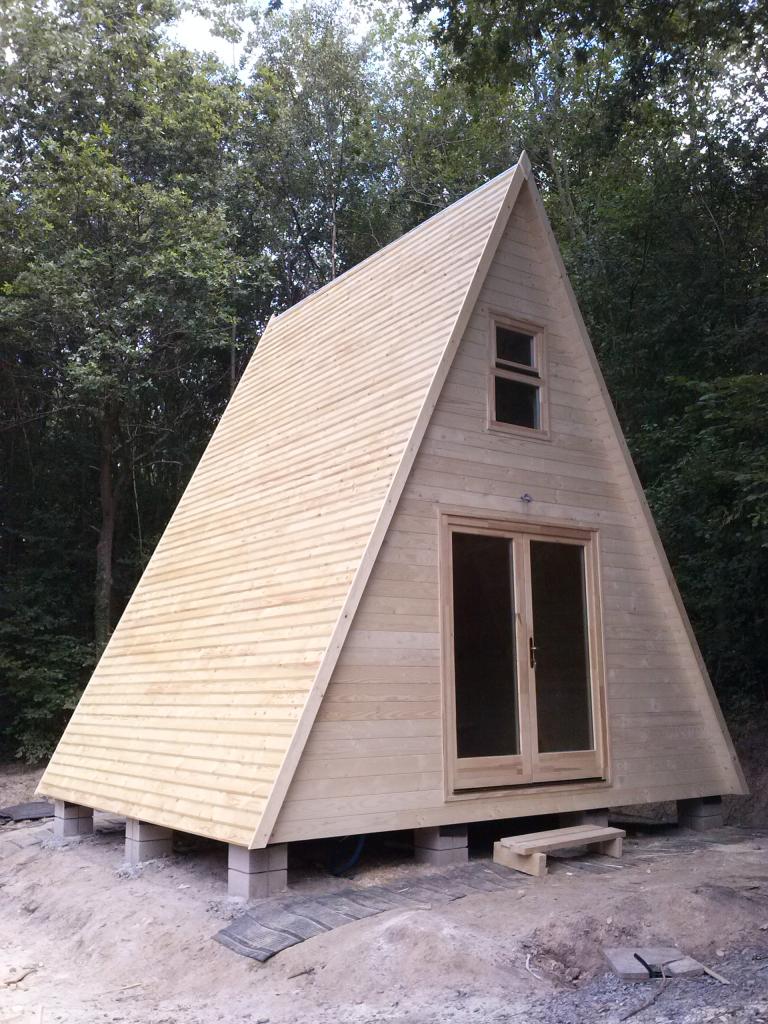 Chalet en bois fait maison