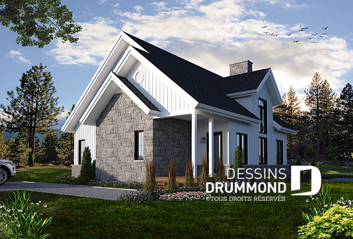 Plan chalet bord de l eau