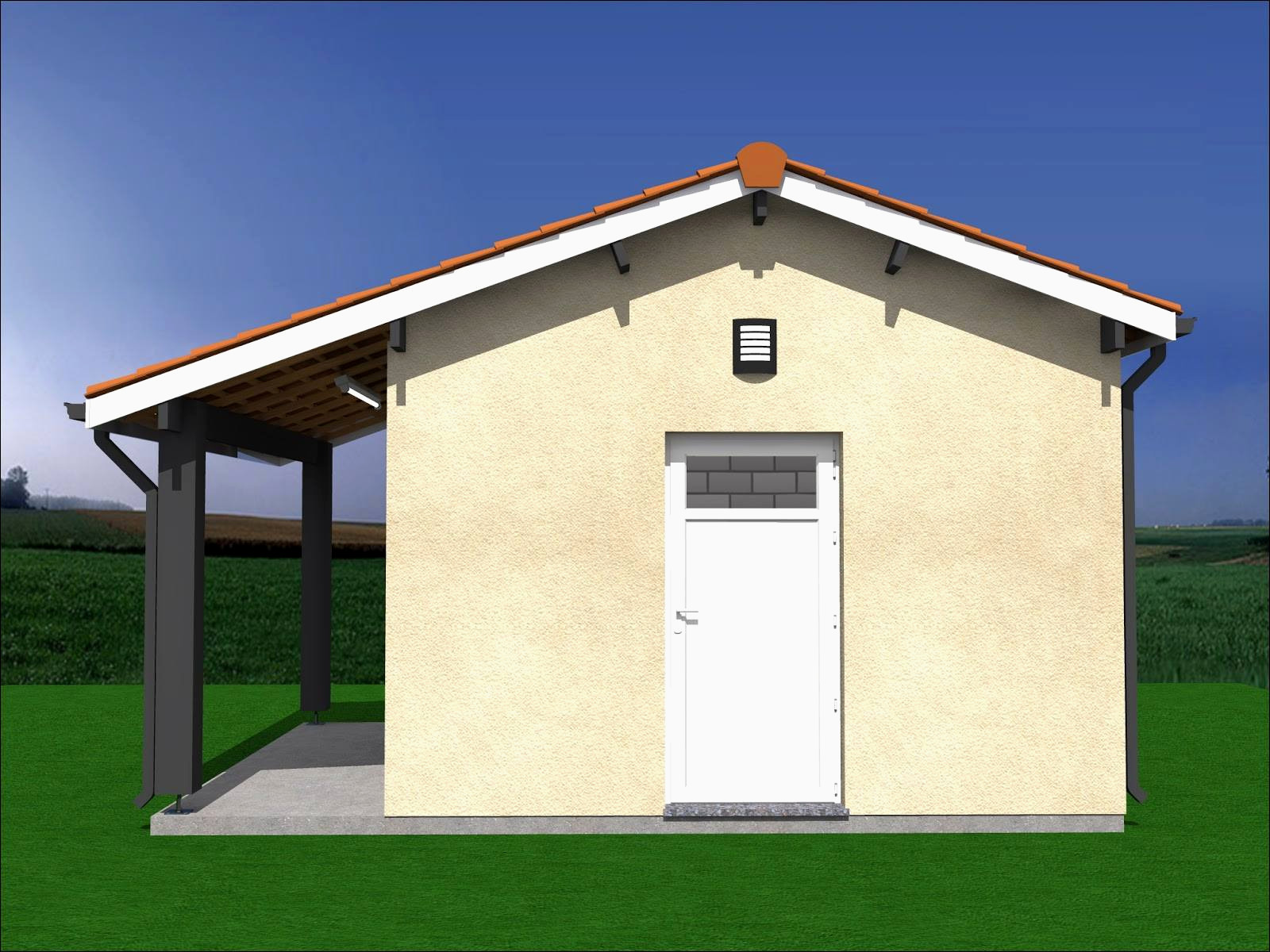 Plan chalet 20m2