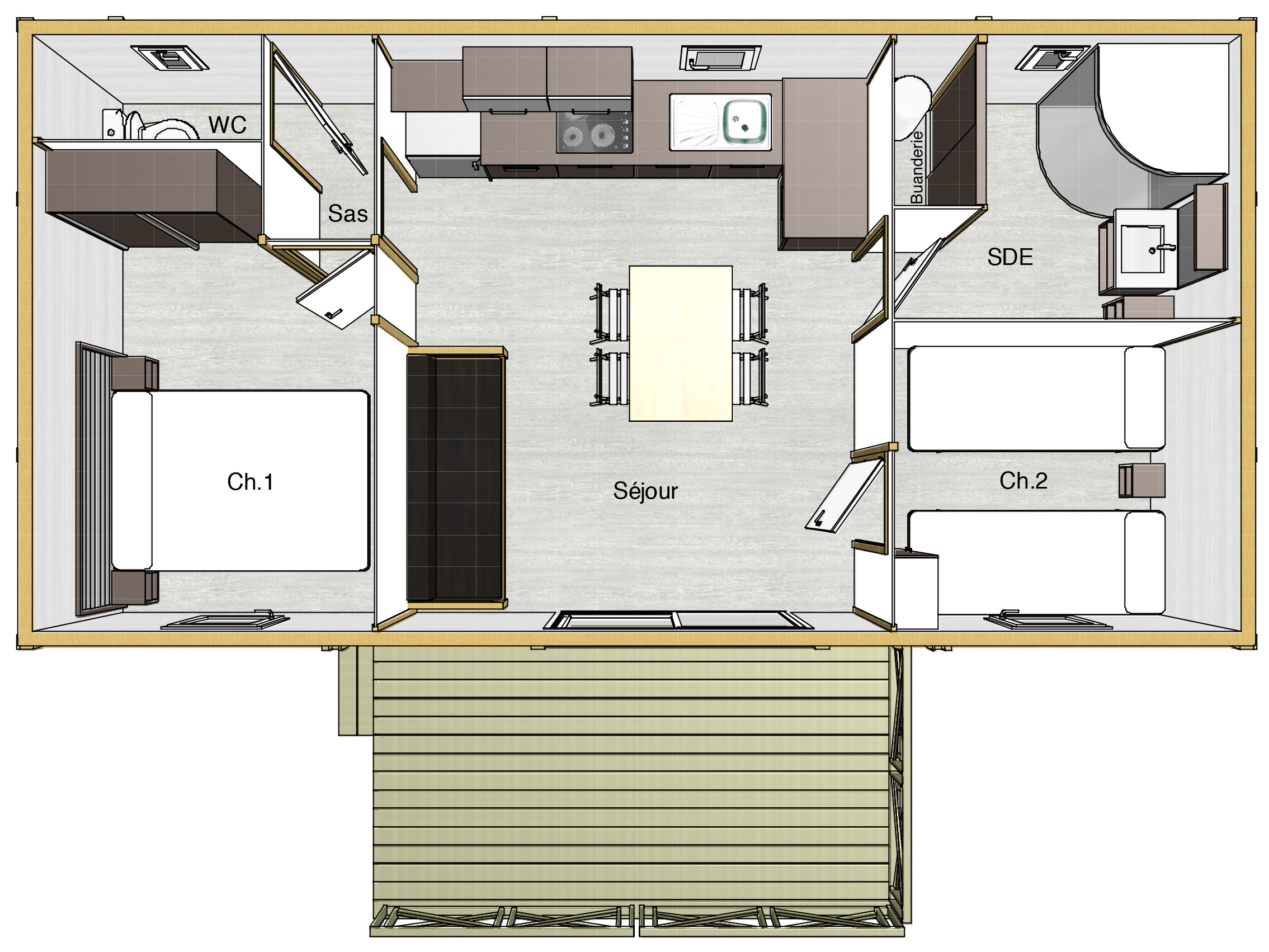 Chalet 10 m2
