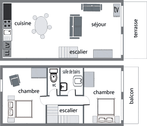 Plan de petit chalet