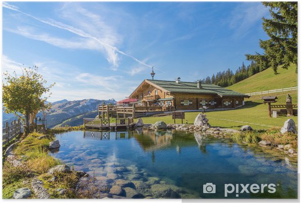 Chalet avec etang