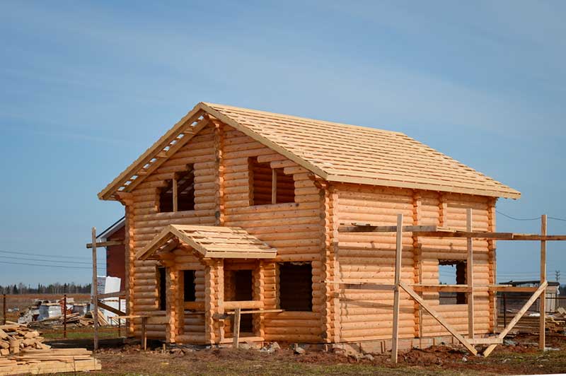 Montage d un chalet en bois