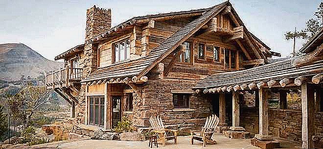 Chalet en fuste kit