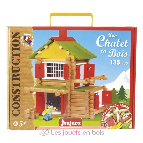 Mon chalet en bois jeujura 135 pieces