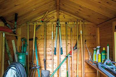 Aménagement chalet de jardin