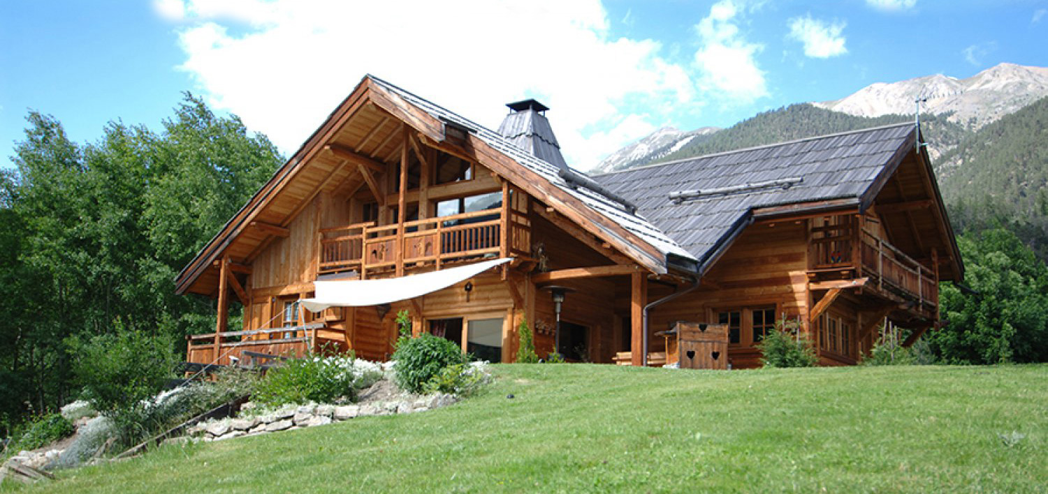 Ossature chalet bois