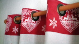 Tissu rideau chalet