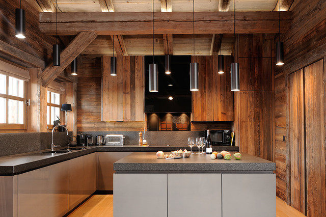 Cuisine dans chalet