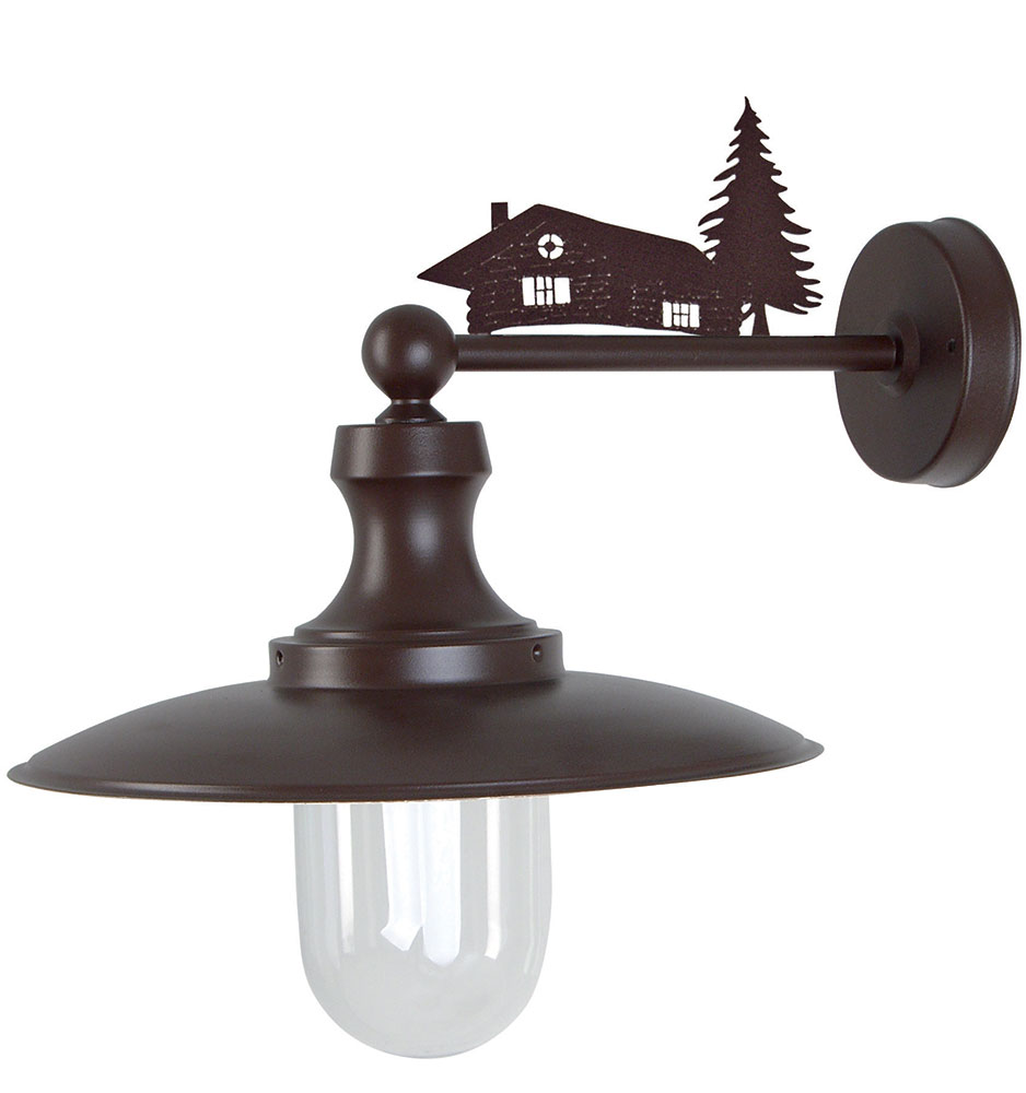Luminaire chalet montagne