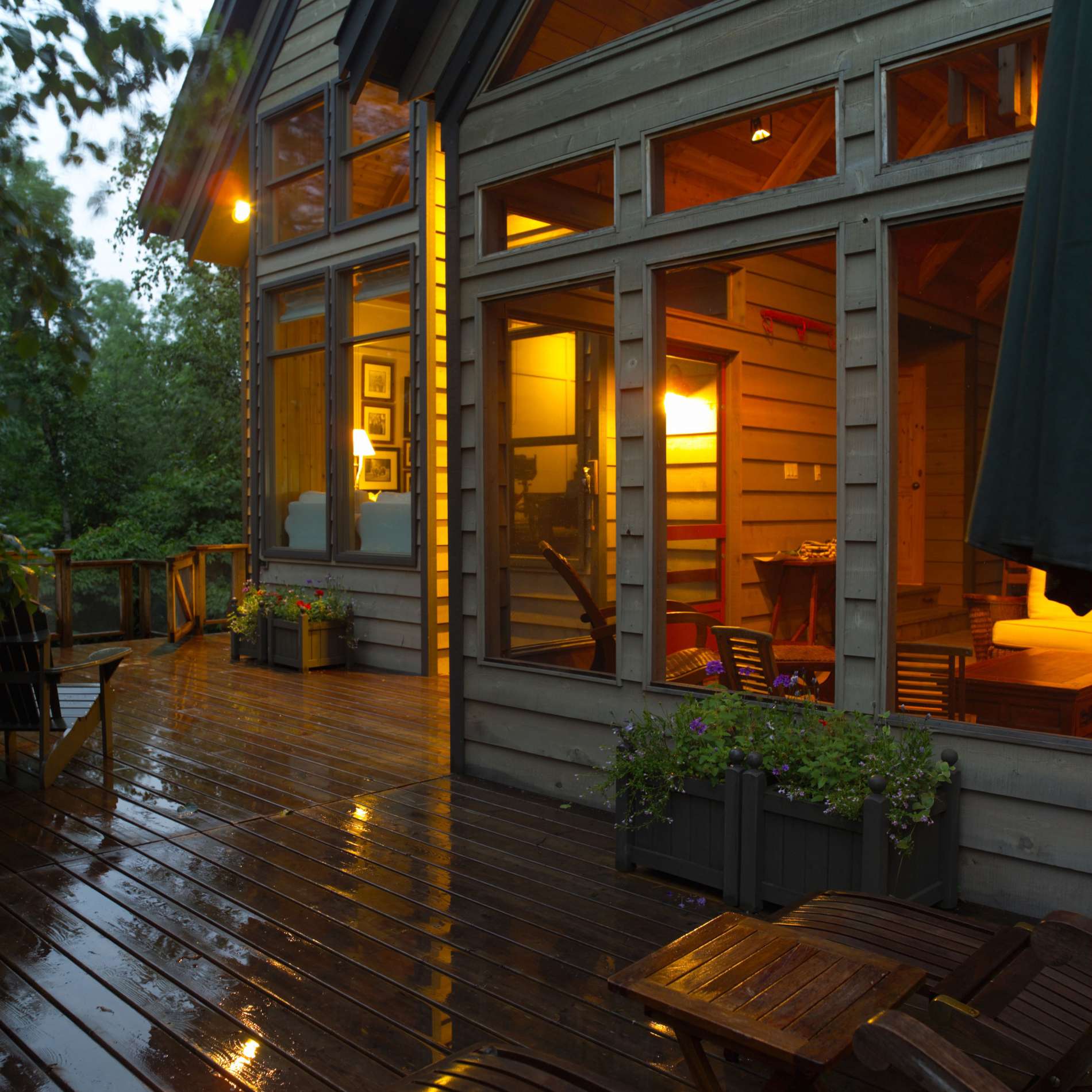 Douche chalet