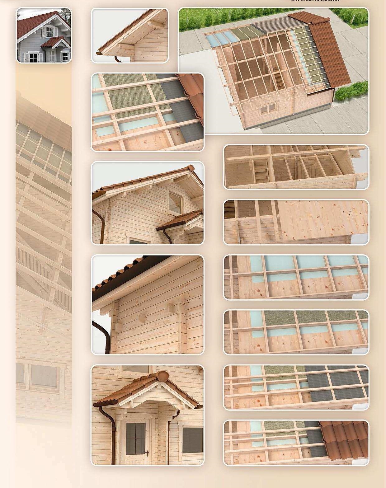 Isolation interieure chalet bois