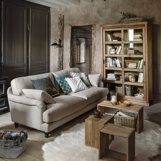 Tapis style chalet montagne