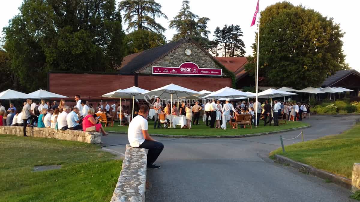 Chalet du golf evian mariage