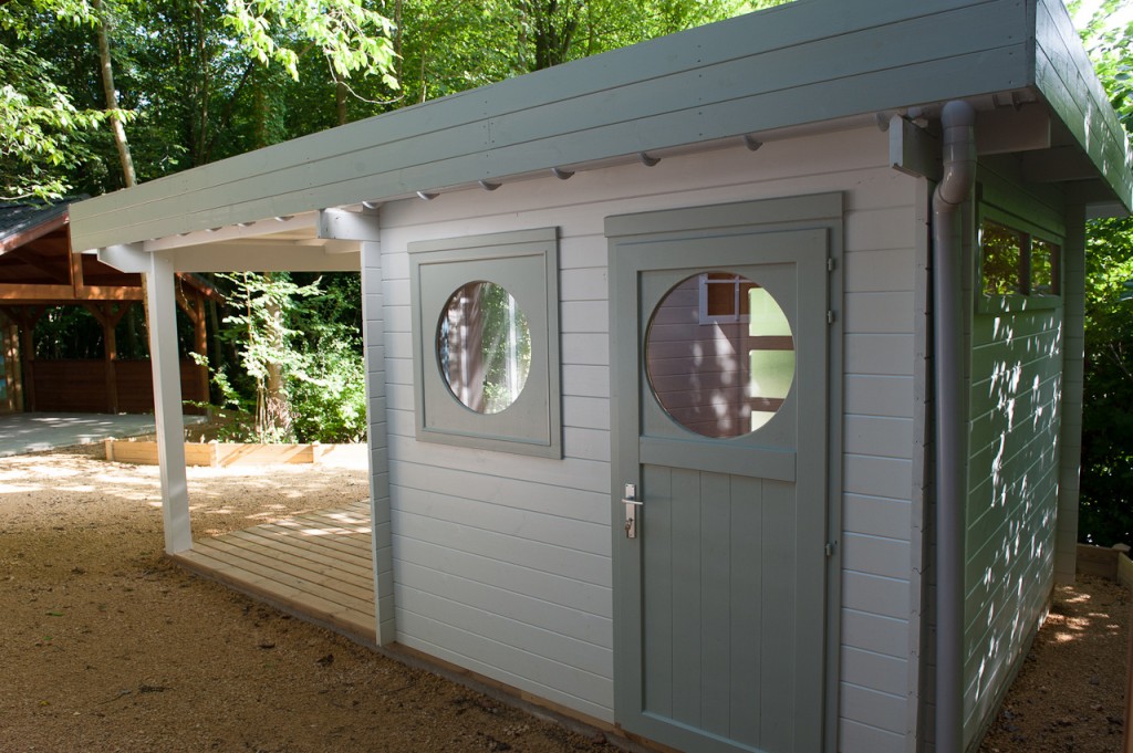 Chalet bois habitable 20m2 toit plat