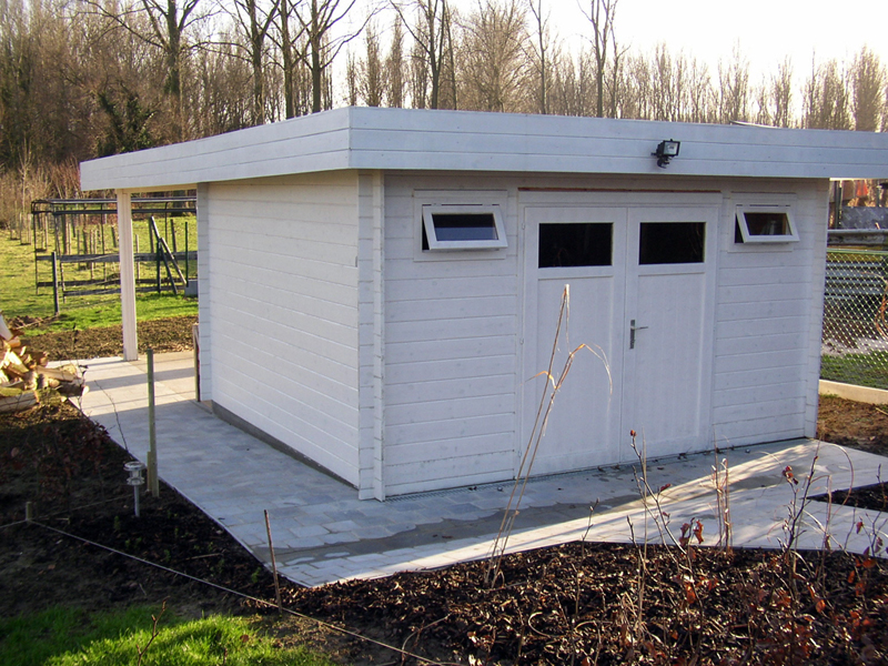 Toiture pour chalet en bois