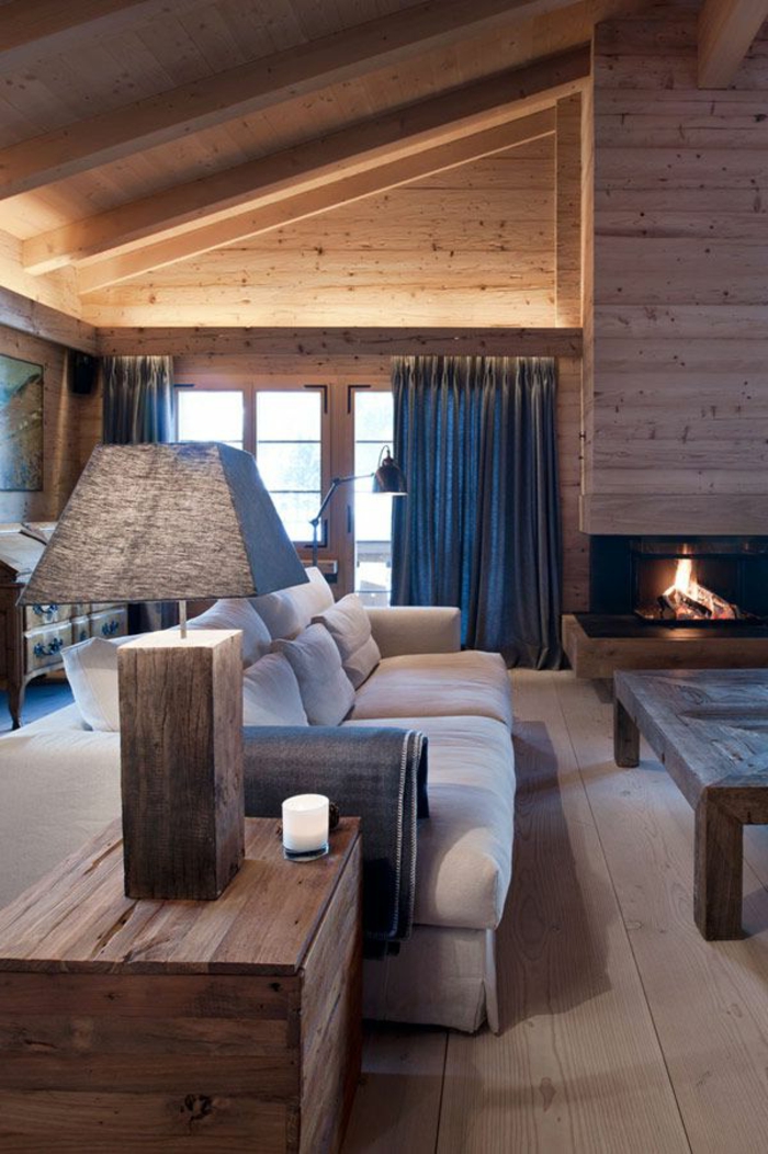 Rideau pour chalet