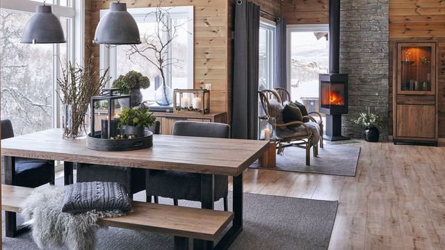 Lambris chalet montagne