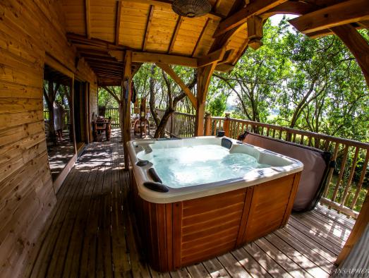 Chalet avec jacuzzi privatif lozere