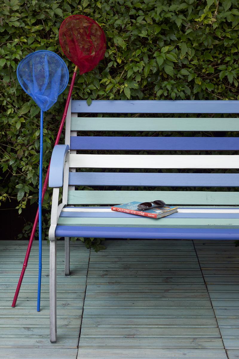Repeindre salon de jardin en bois