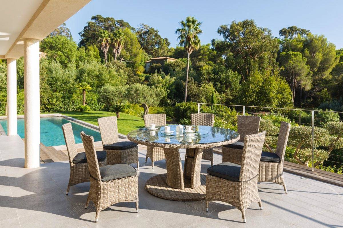 Salon de jardin rond 10 personnes